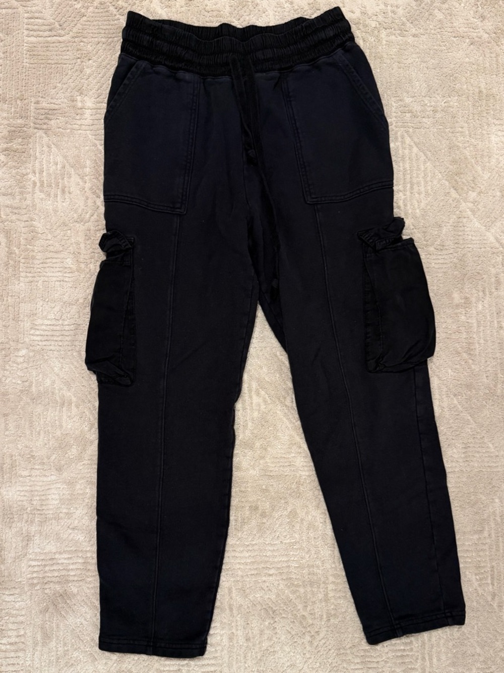 Fabletics Black Utility Jogger Pants